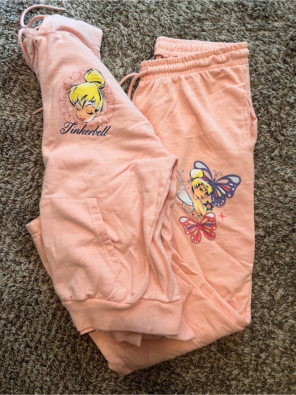 ' Pink Lounge Sweatpants Set Large X-large